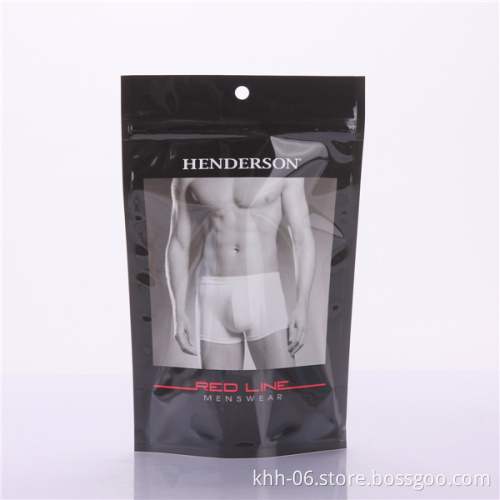 Alibaba best seller plastic ziplock garment bag for lady socks packaging
